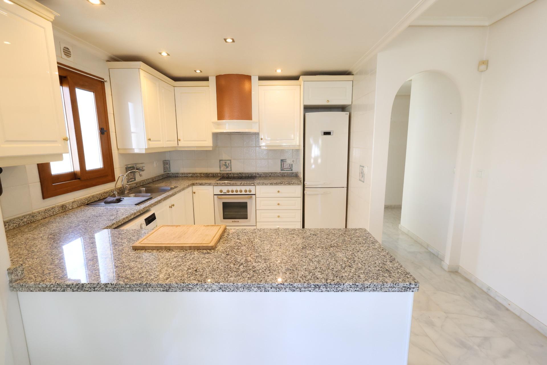 Pool area in apartment for sale in Orihuela Costa