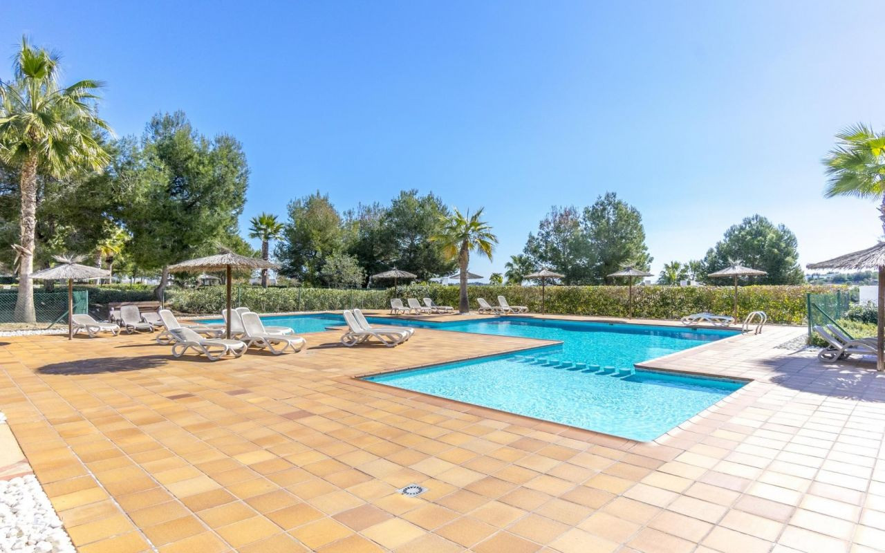 Pool area in penthouse for sale in Orihuela Costa