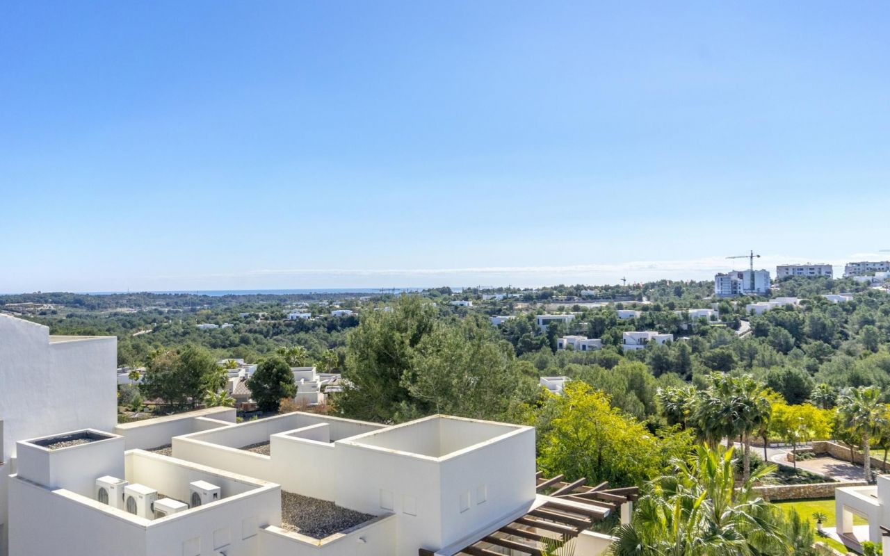 Pool area in penthouse for sale in Orihuela Costa