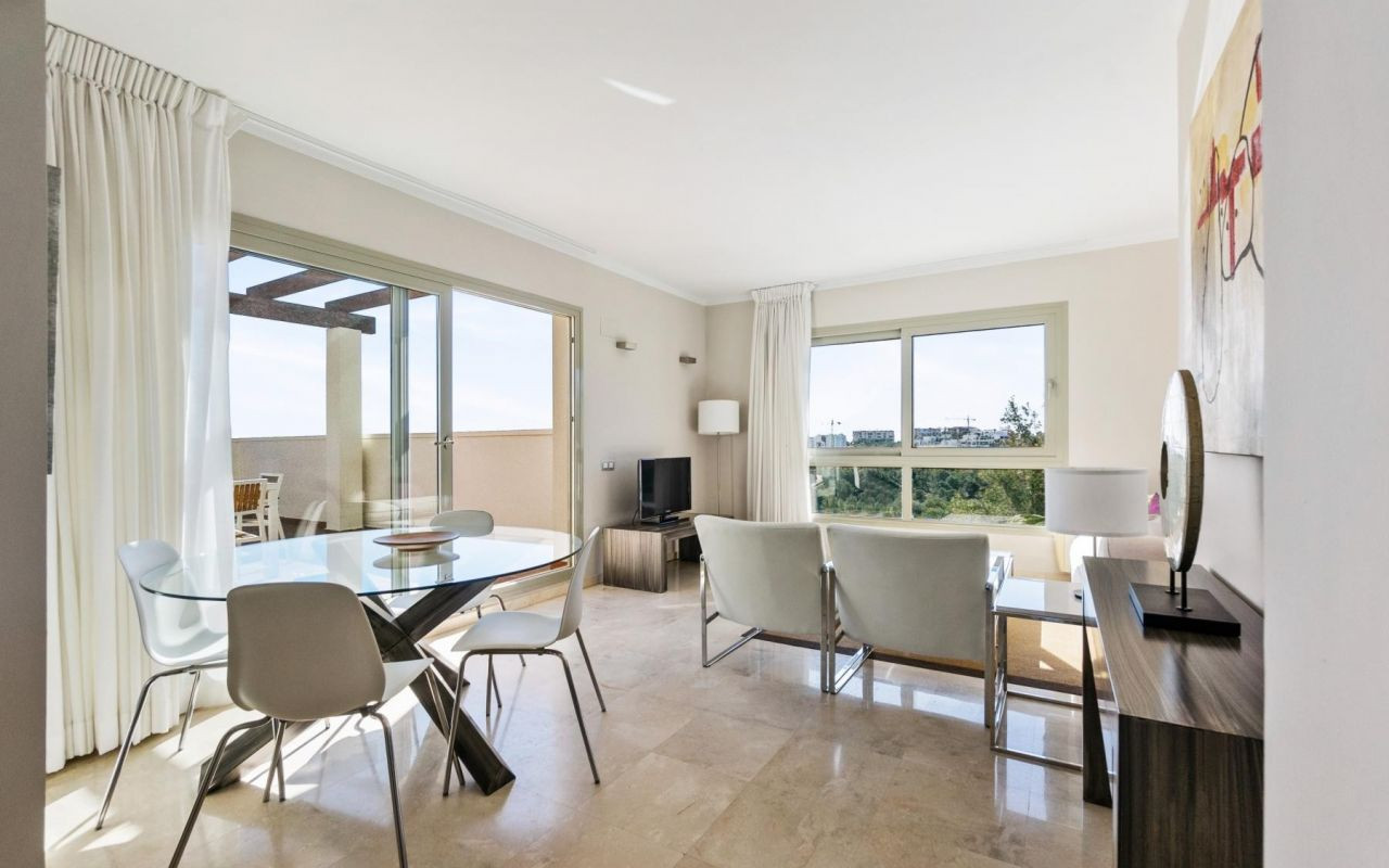 Garden in penthouse for sale in Orihuela Costa