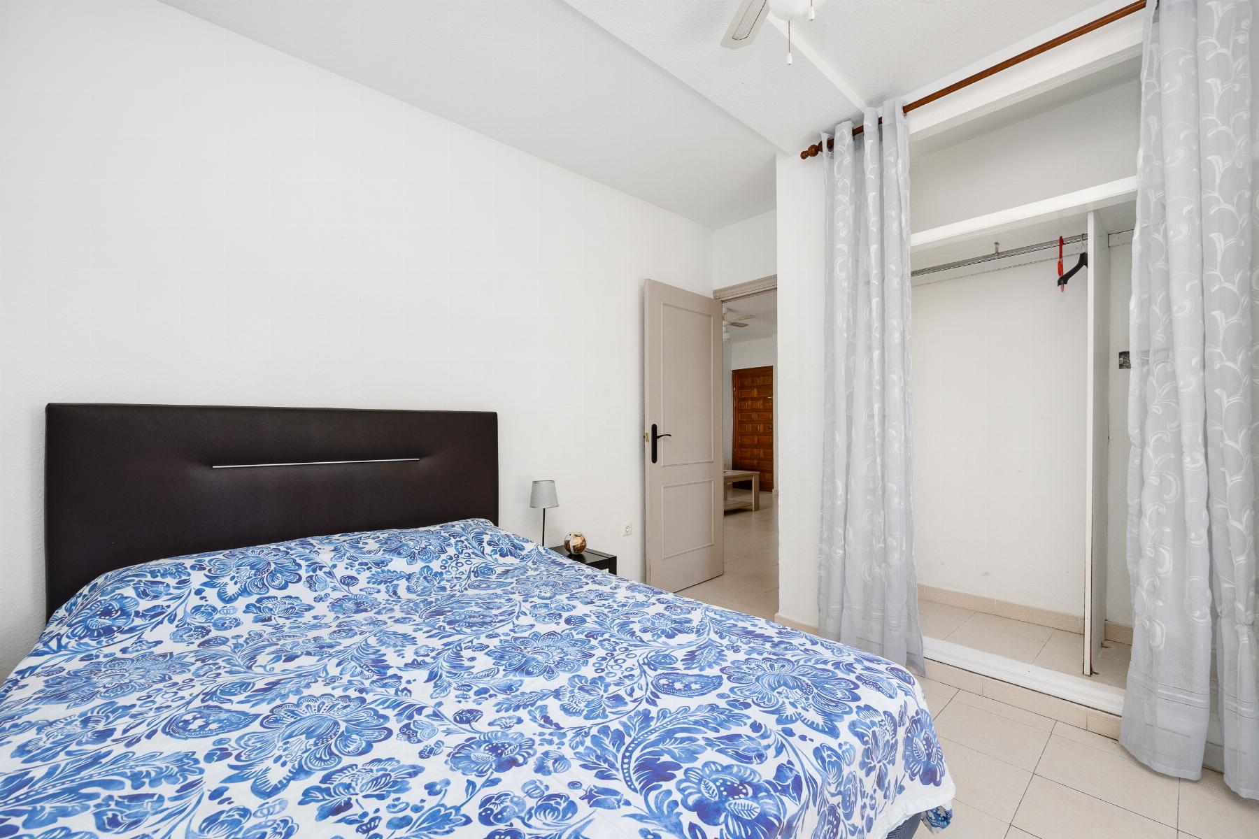 Pool area in bungalow for sale in Torrevieja