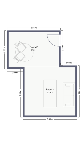 Kitchen in villa for sale in Orihuela Costa