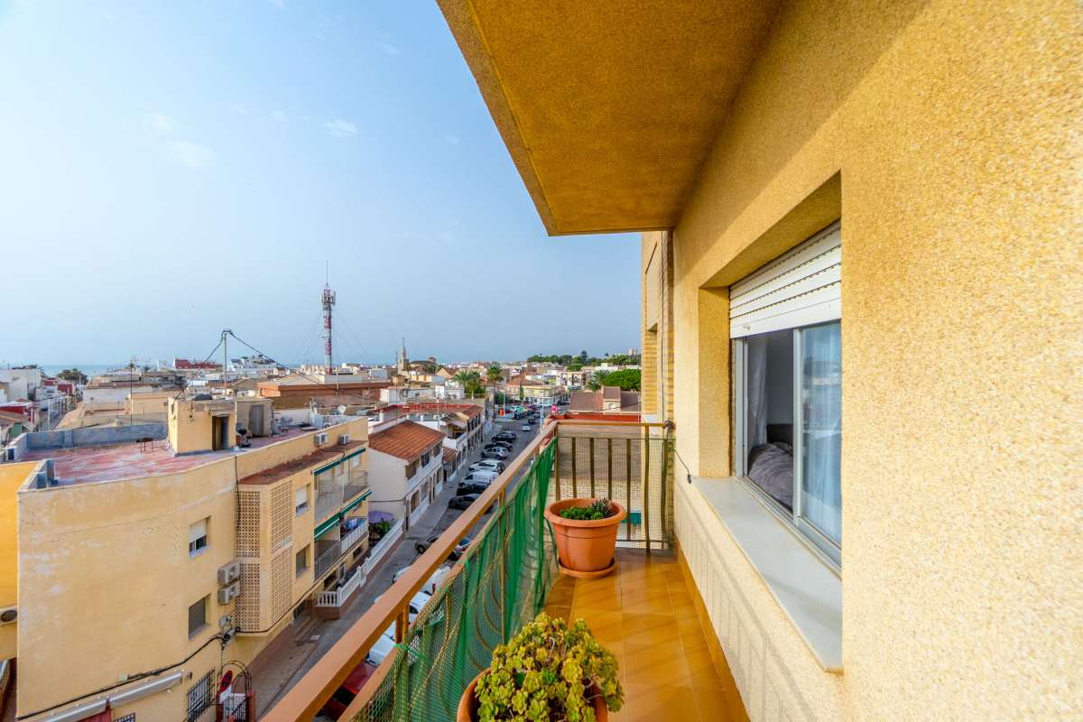 Pool area in apartment for sale in Lo Pagan
