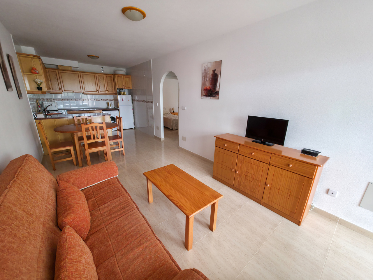 Pool area in apartment for sale in Villamartin