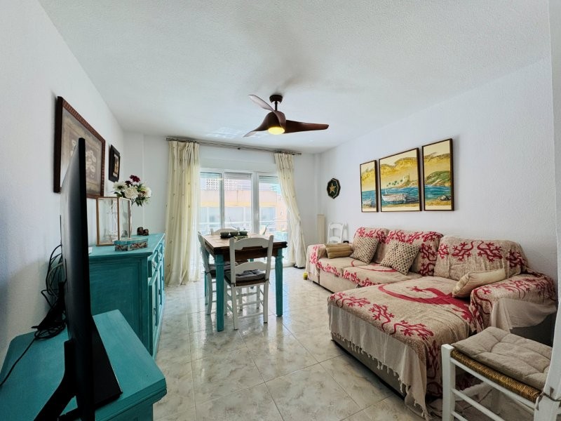 Living room in apartment for sale in La Mata