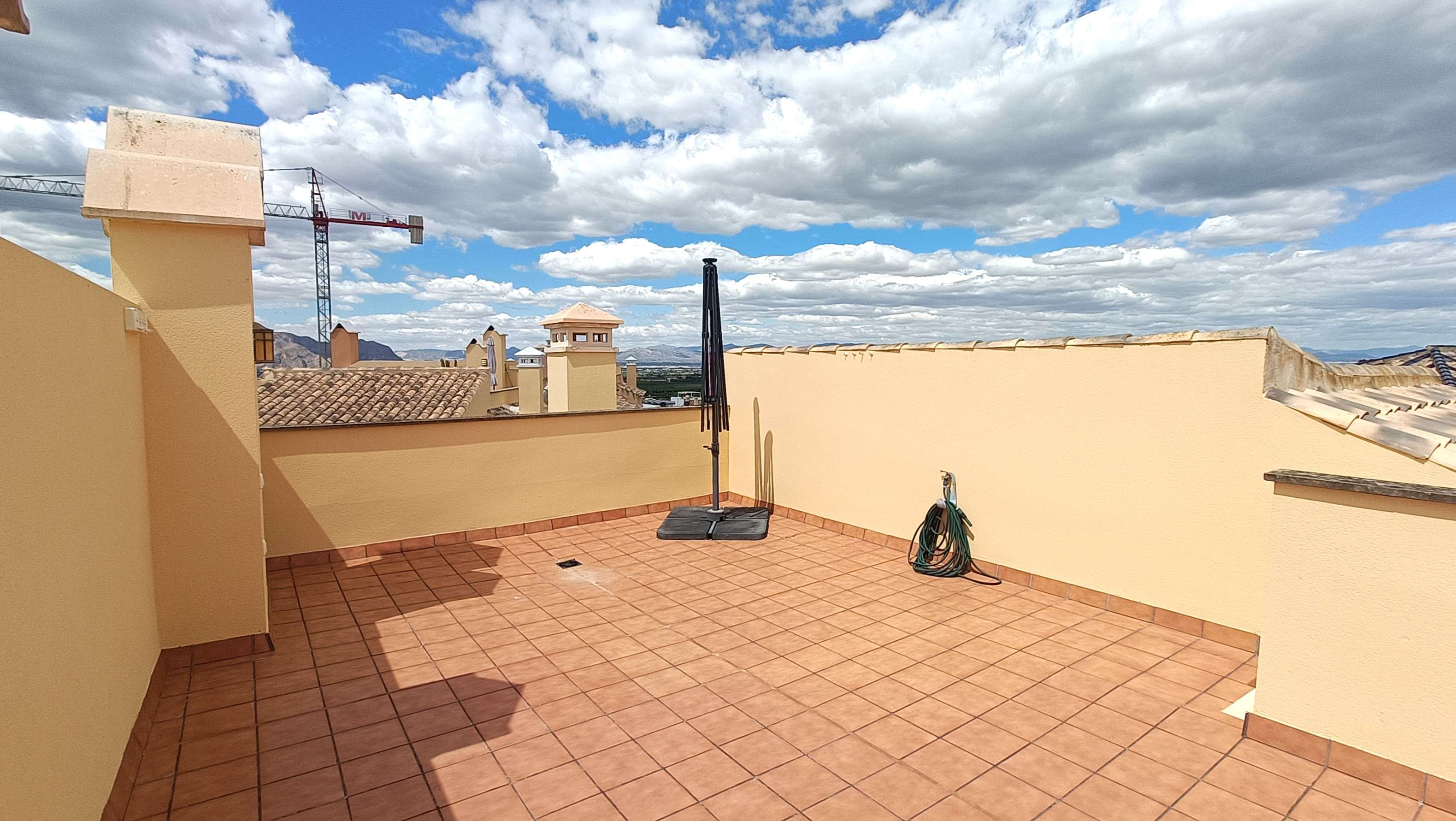 Master bedroom in apartment for sale in Algorfa