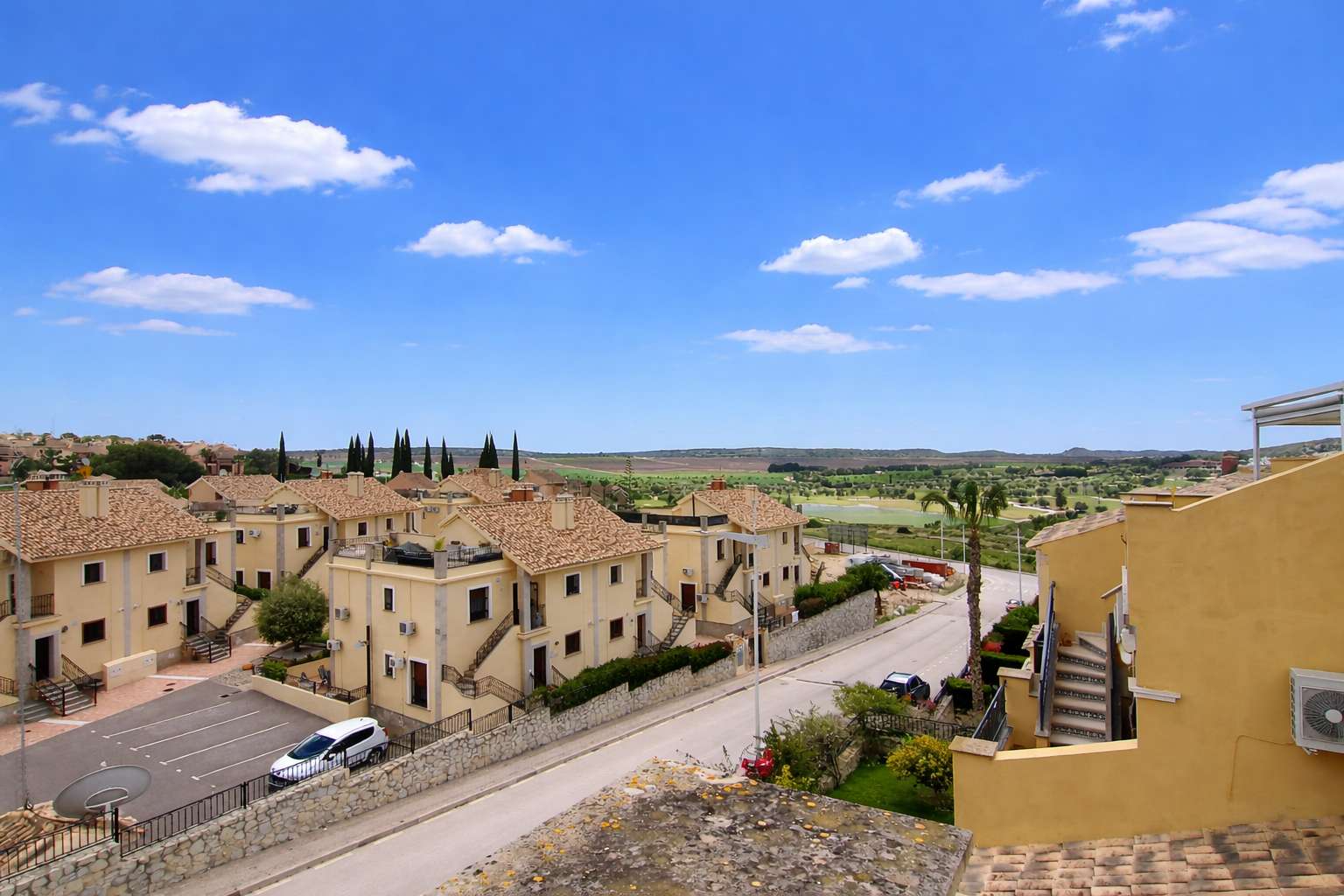 Pool area in apartment for sale in Algorfa