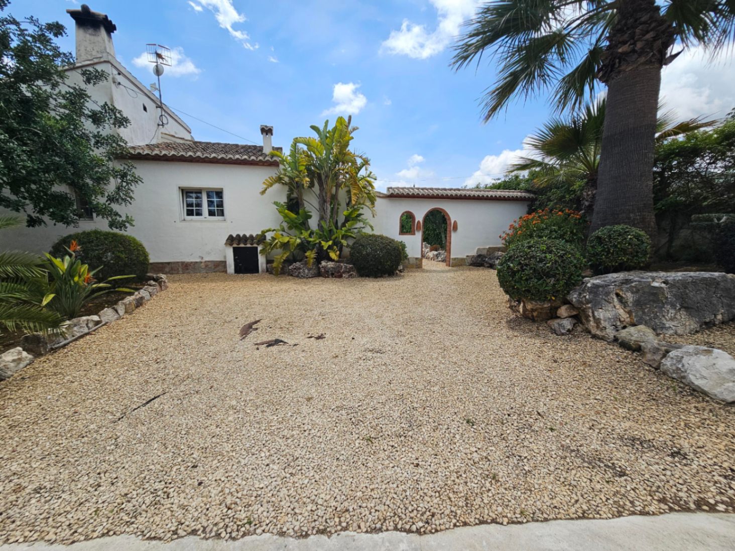 Terrace in villa for sale in javea