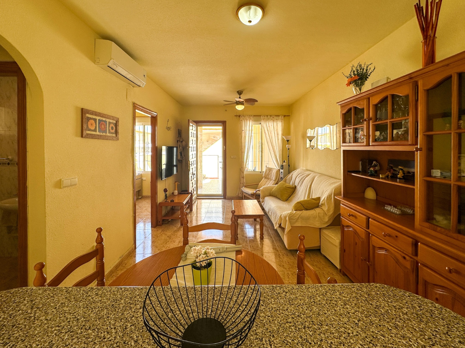 Living room in bungalow for sale in Orihuela Costa