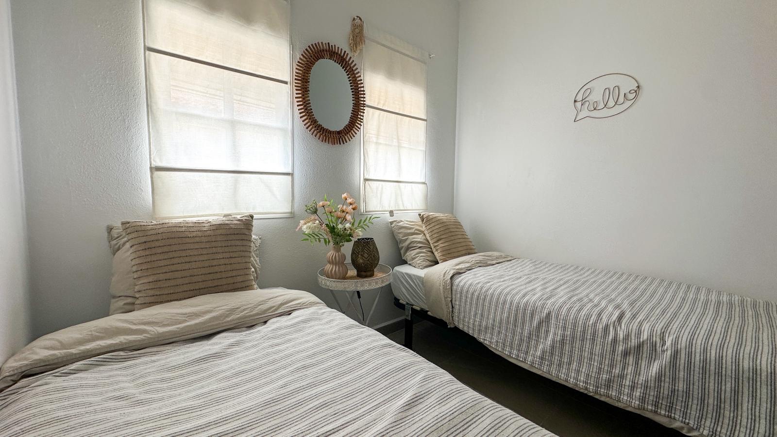 Master bedroom in bungalow for sale in Orihuela Costa