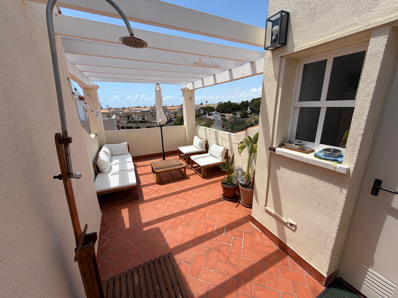 Dining area in bungalow for sale in Orihuela Costa