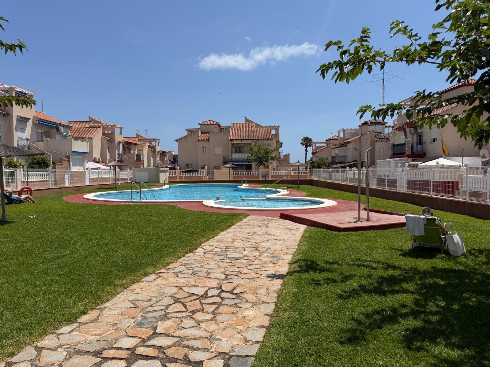 Living room in bungalow for sale in Orihuela Costa