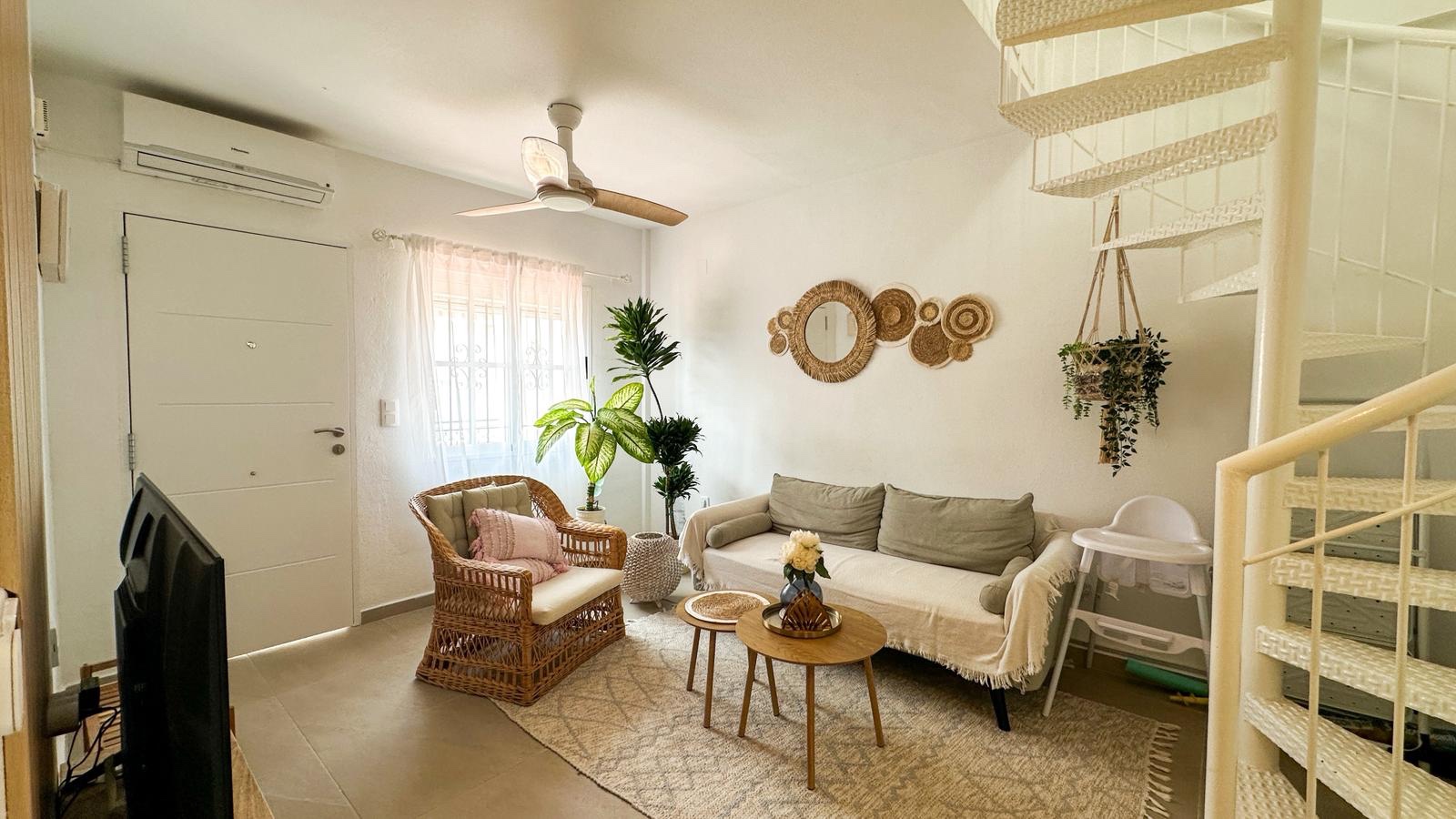 Terrace in bungalow for sale in Orihuela Costa