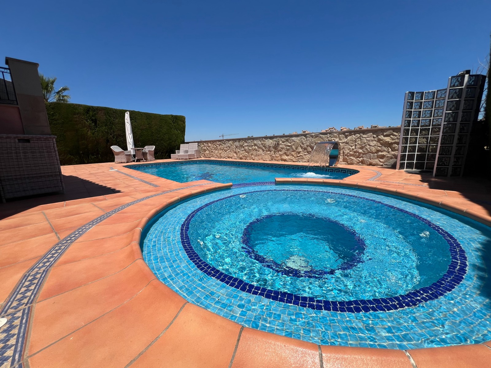 Living room in villa for sale in Algorfa