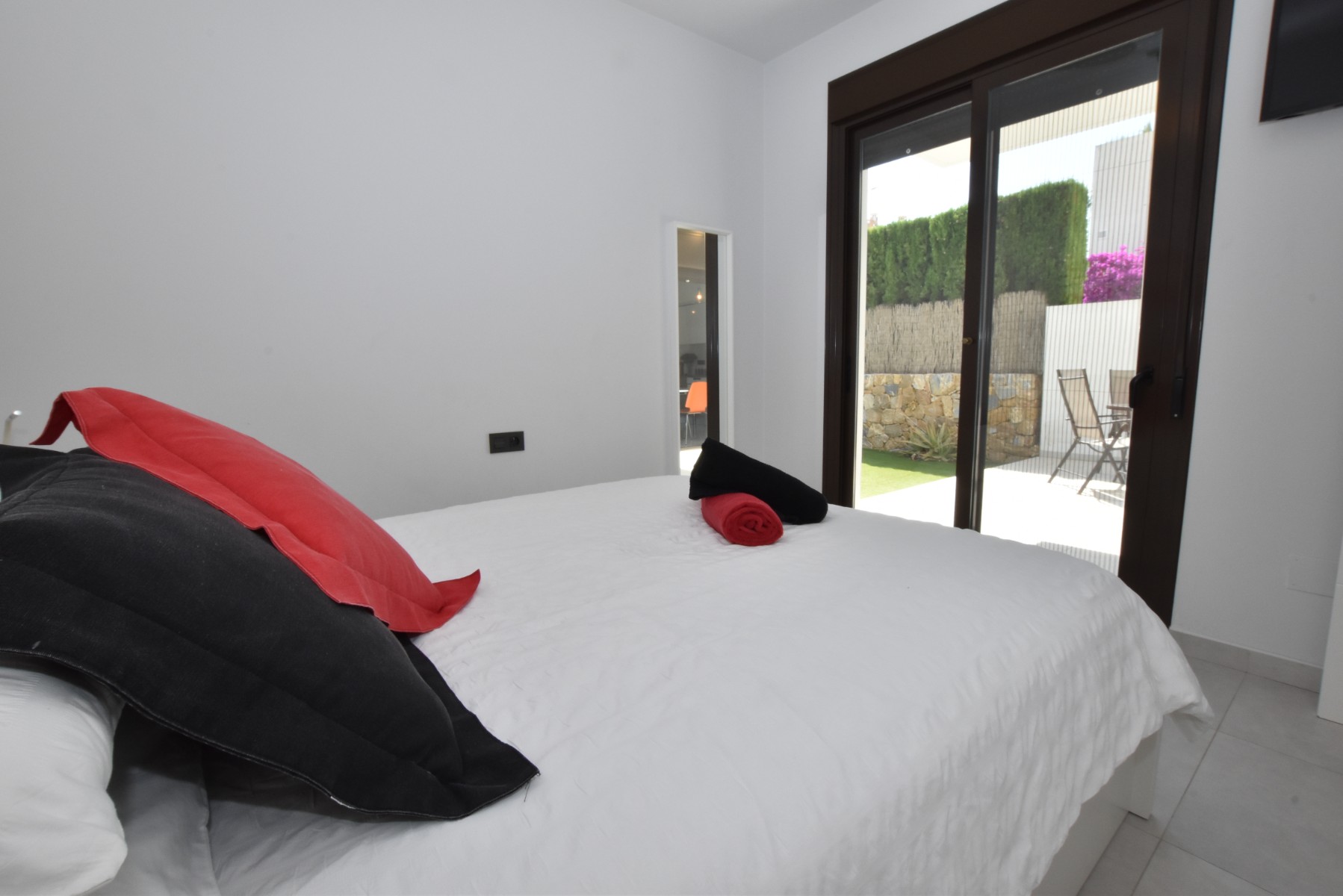Pool area in apartment for sale in Algorfa