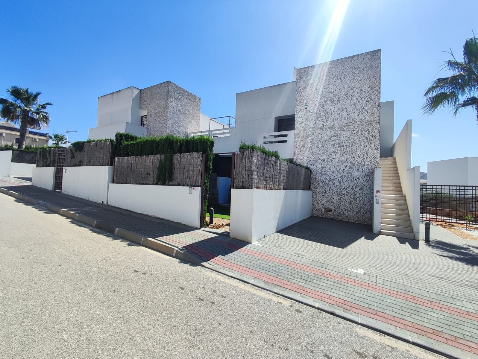 Pool area in apartment for sale in Algorfa