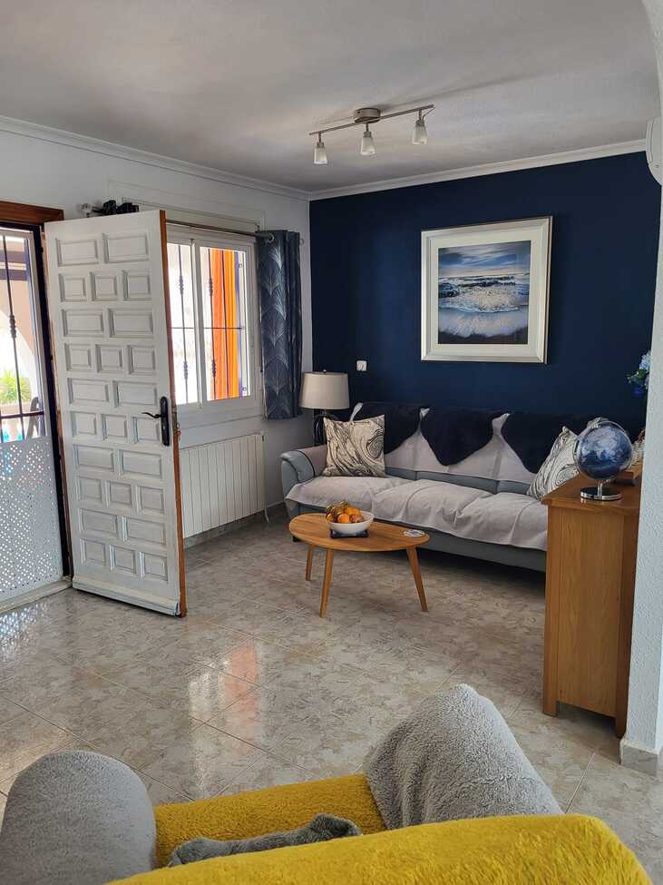 Living room in villa for sale in Camposol