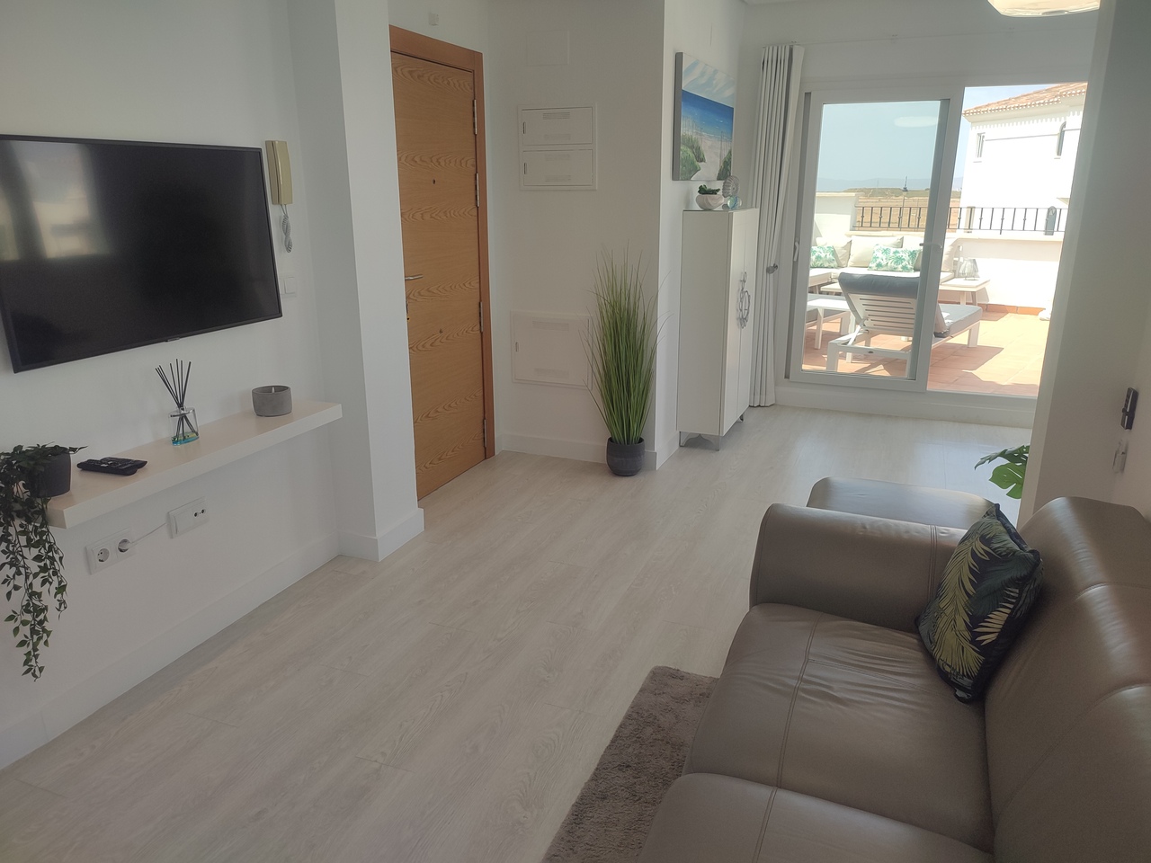 Exterior view in penthouse for sale in Hacienda Riquelme Golf Resort