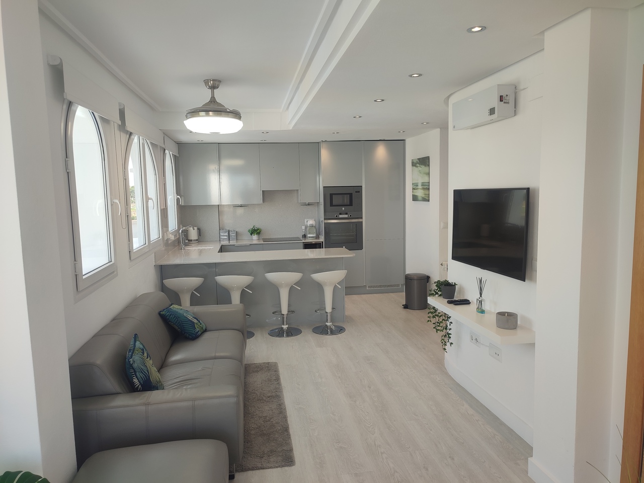 Garden in penthouse for sale in Hacienda Riquelme Golf Resort