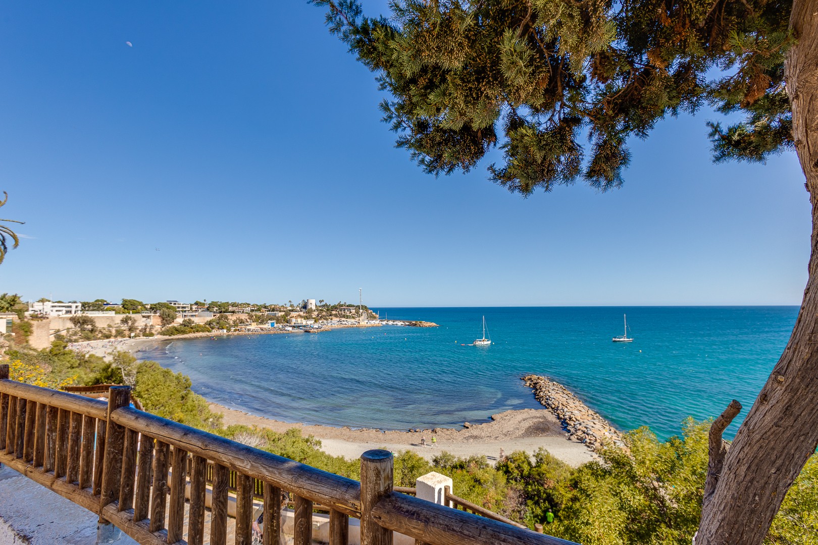 Pool area in apartment for sale in Orihuela Costa