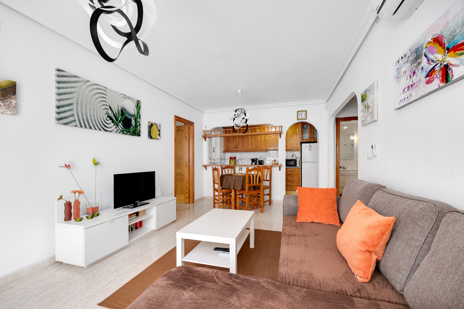 Pool area in apartment for sale in Orihuela Costa