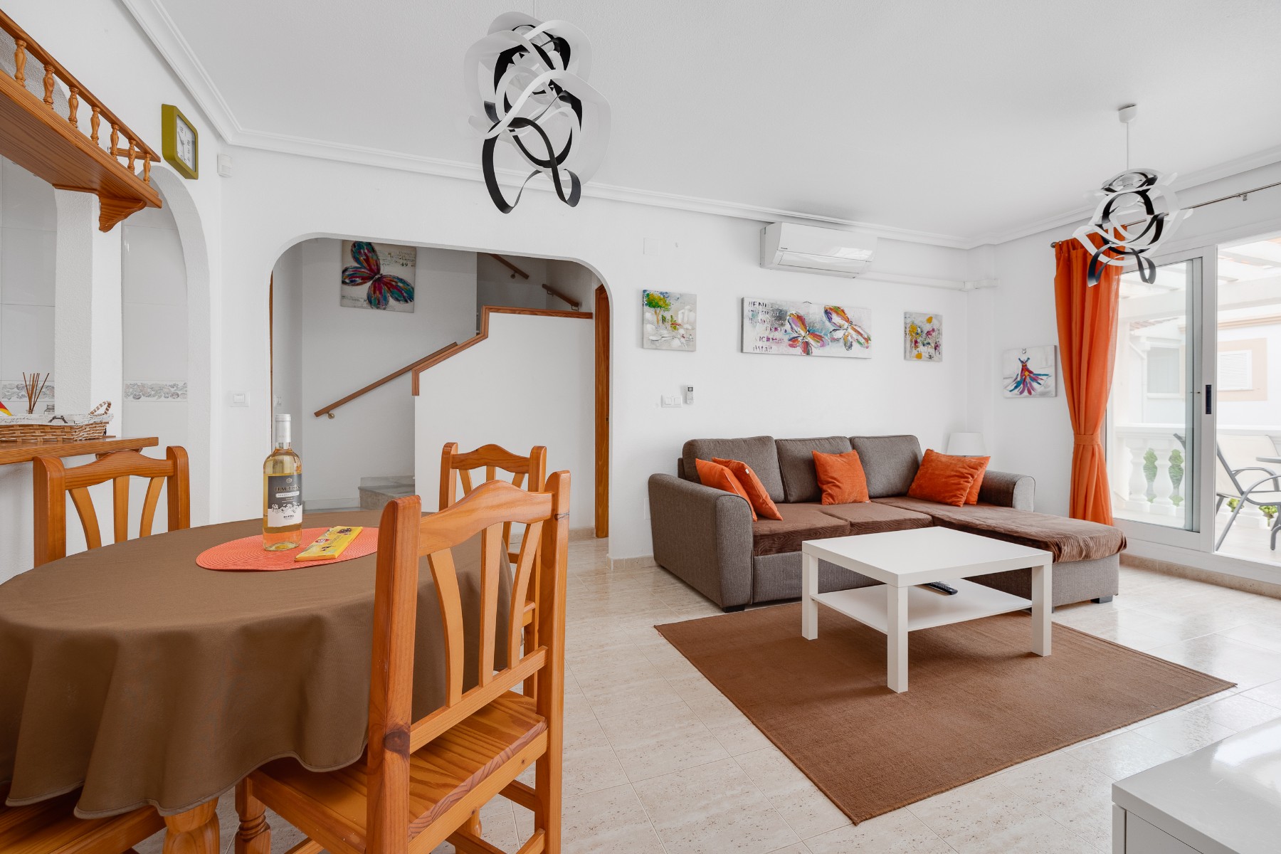 Dining area in apartment for sale in Orihuela Costa
