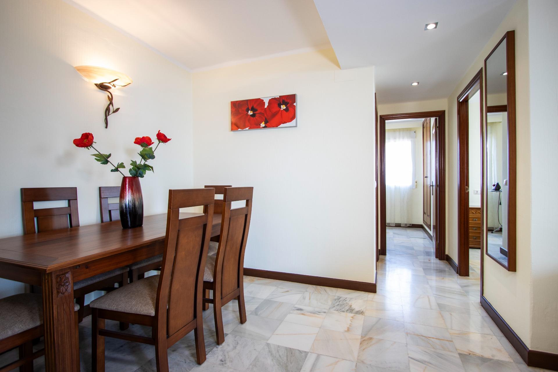 Pool area in apartment for sale in Torrevieja