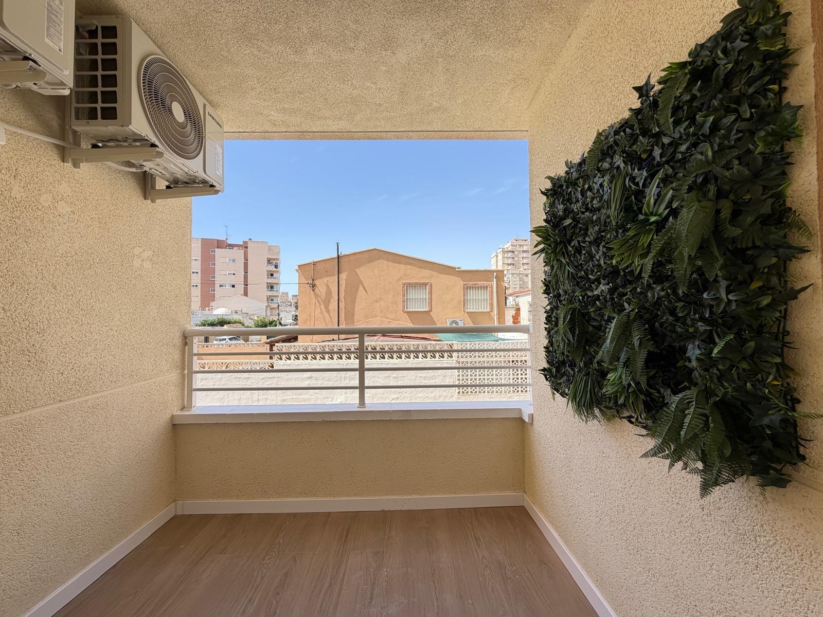 Pool area in apartment for sale in Torrevieja