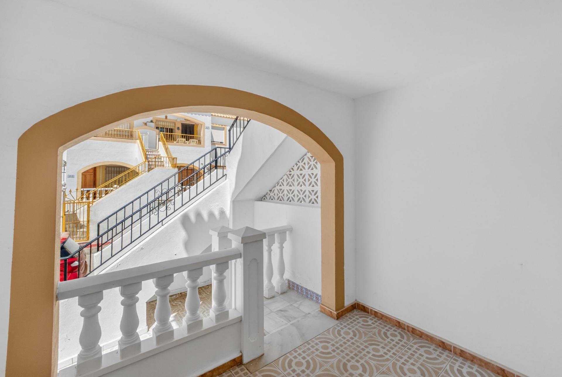 Pool area in apartment for sale in Torrevieja