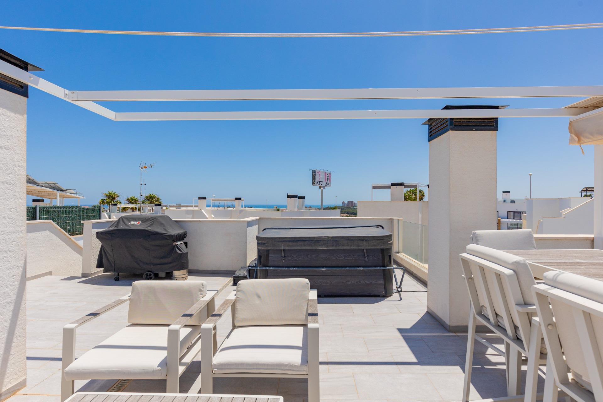 Master bedroom in villa for sale in Orihuela Costa