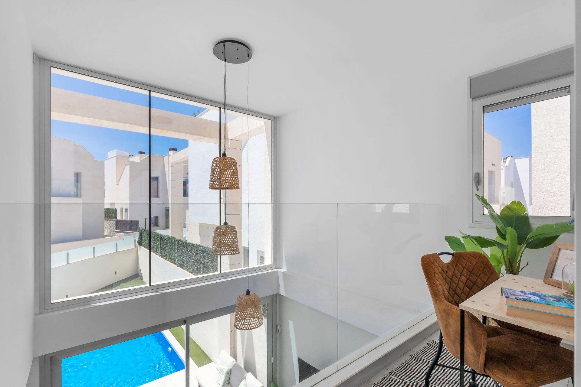 Master bedroom in villa for sale in Orihuela Costa