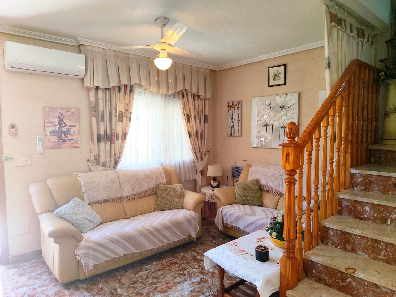 Pool area in terraced for sale in La Zenia