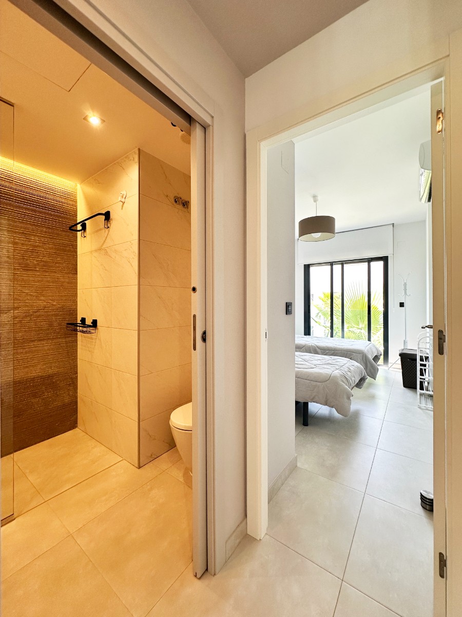 Dining area in penthouse for sale in Guardamar del Segura