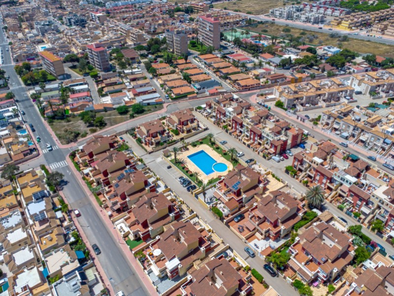 Exterior view in terraced for sale in Torrevieja