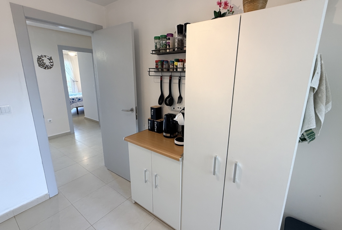 Terrace in apartment for sale in Hacienda Riquelme Golf Resort