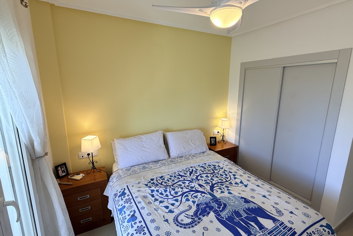 Pool area in apartment for sale in Hacienda Riquelme Golf Resort