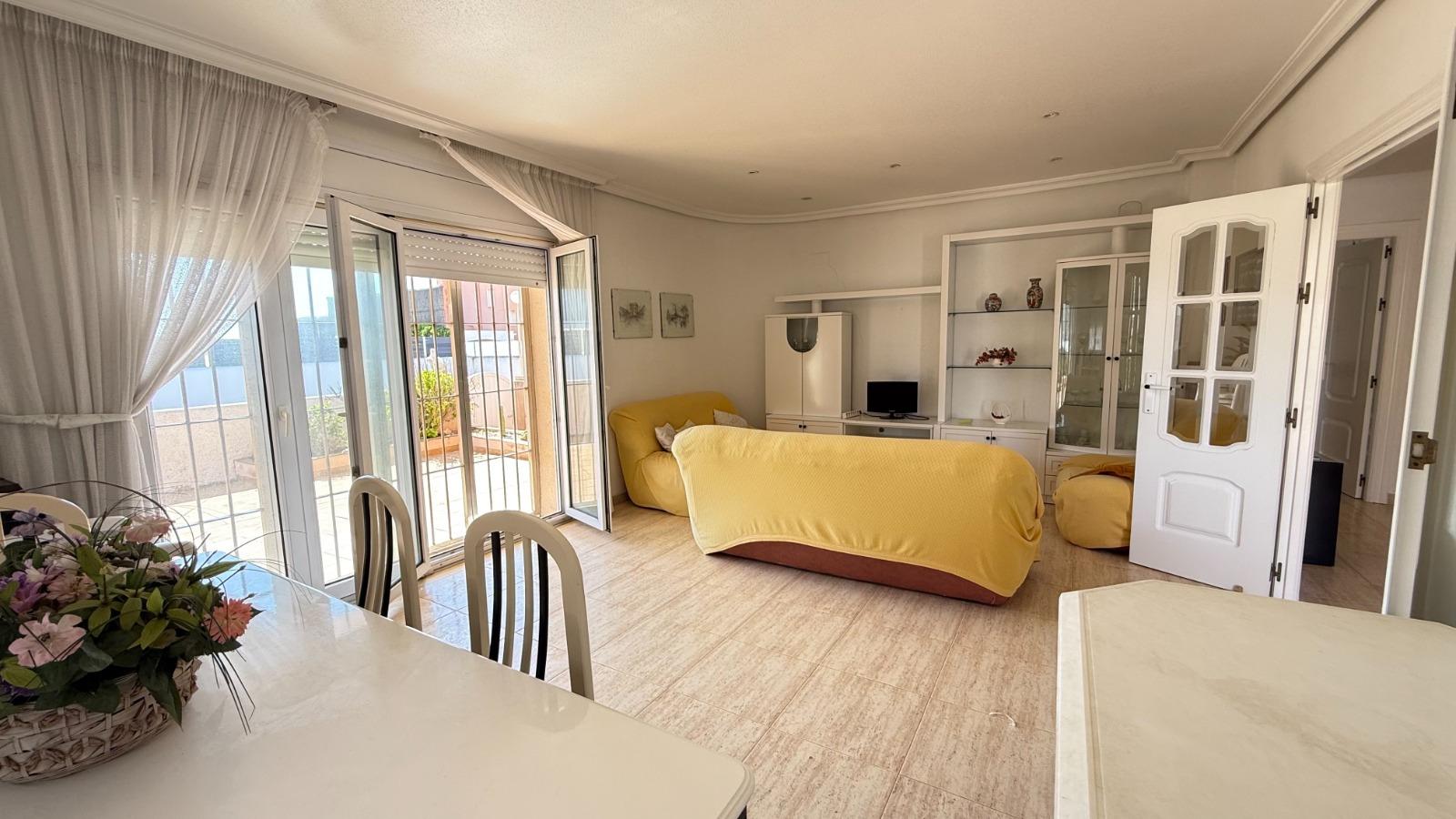 Pool area in villa for sale in La Manga del Mar Menor