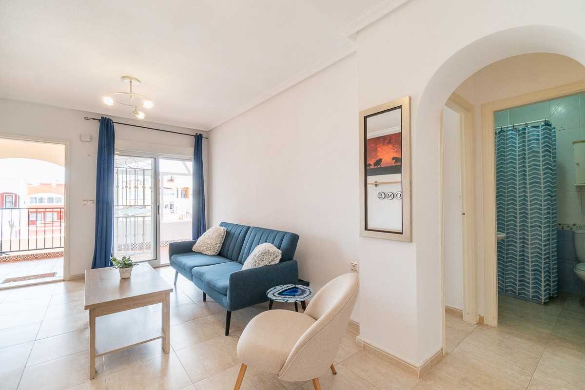 Pool area in apartment for sale in Orihuela Costa
