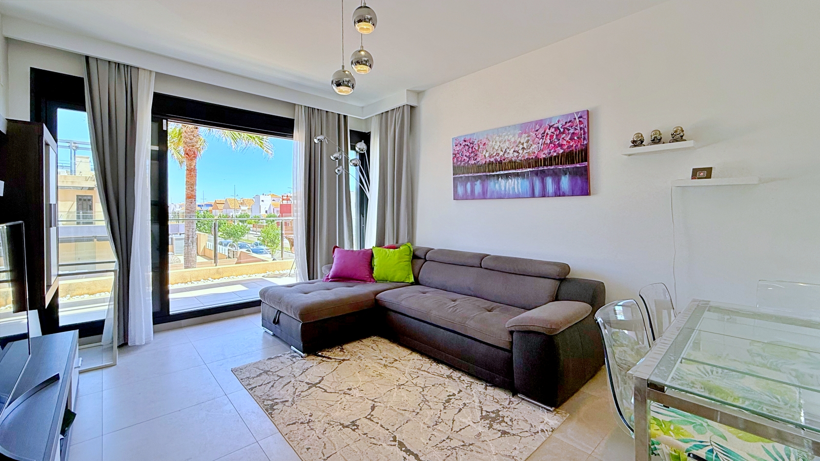 Garden in penthouse for sale in Pilar de La Horadada