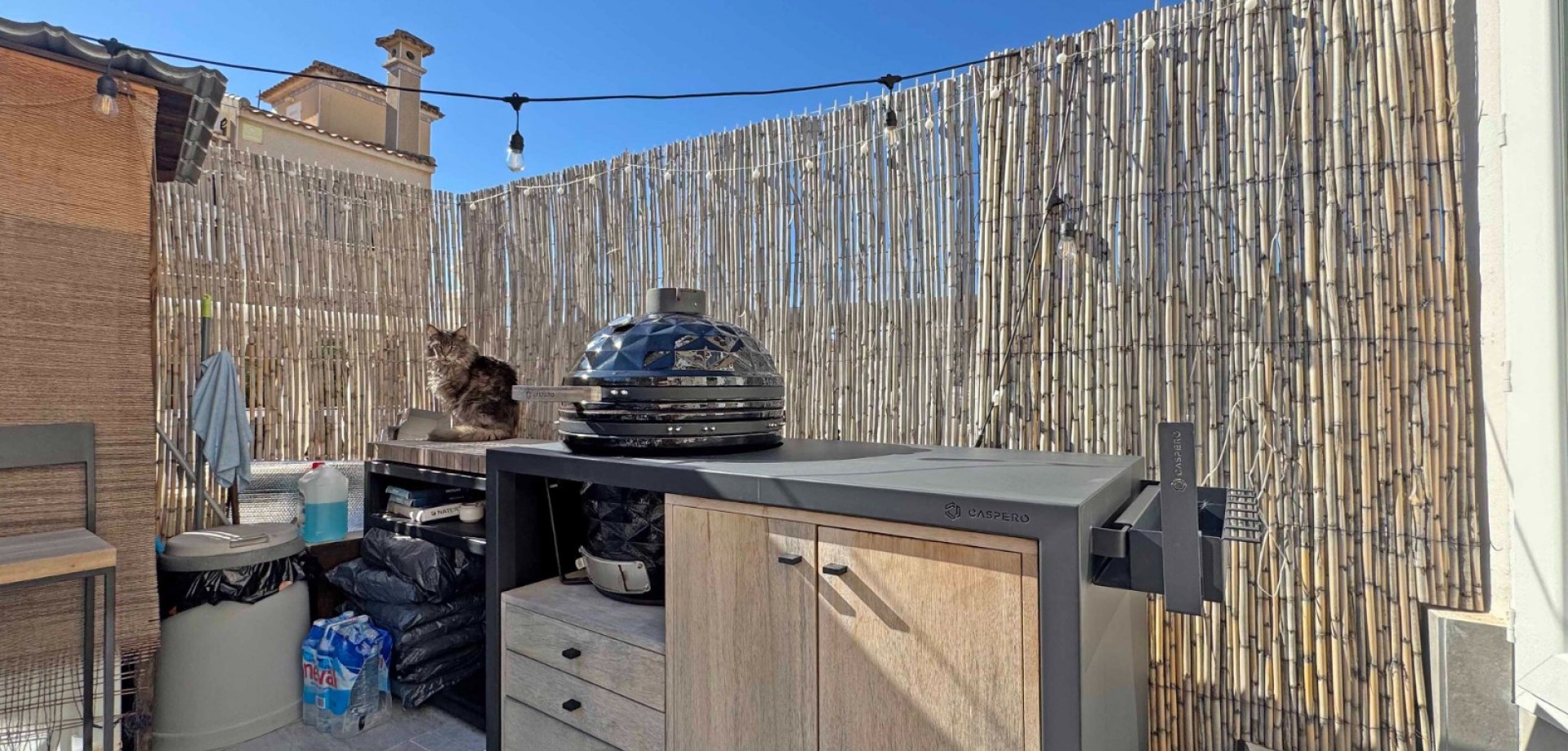 Pool area in terraced for sale in Orihuela Costa