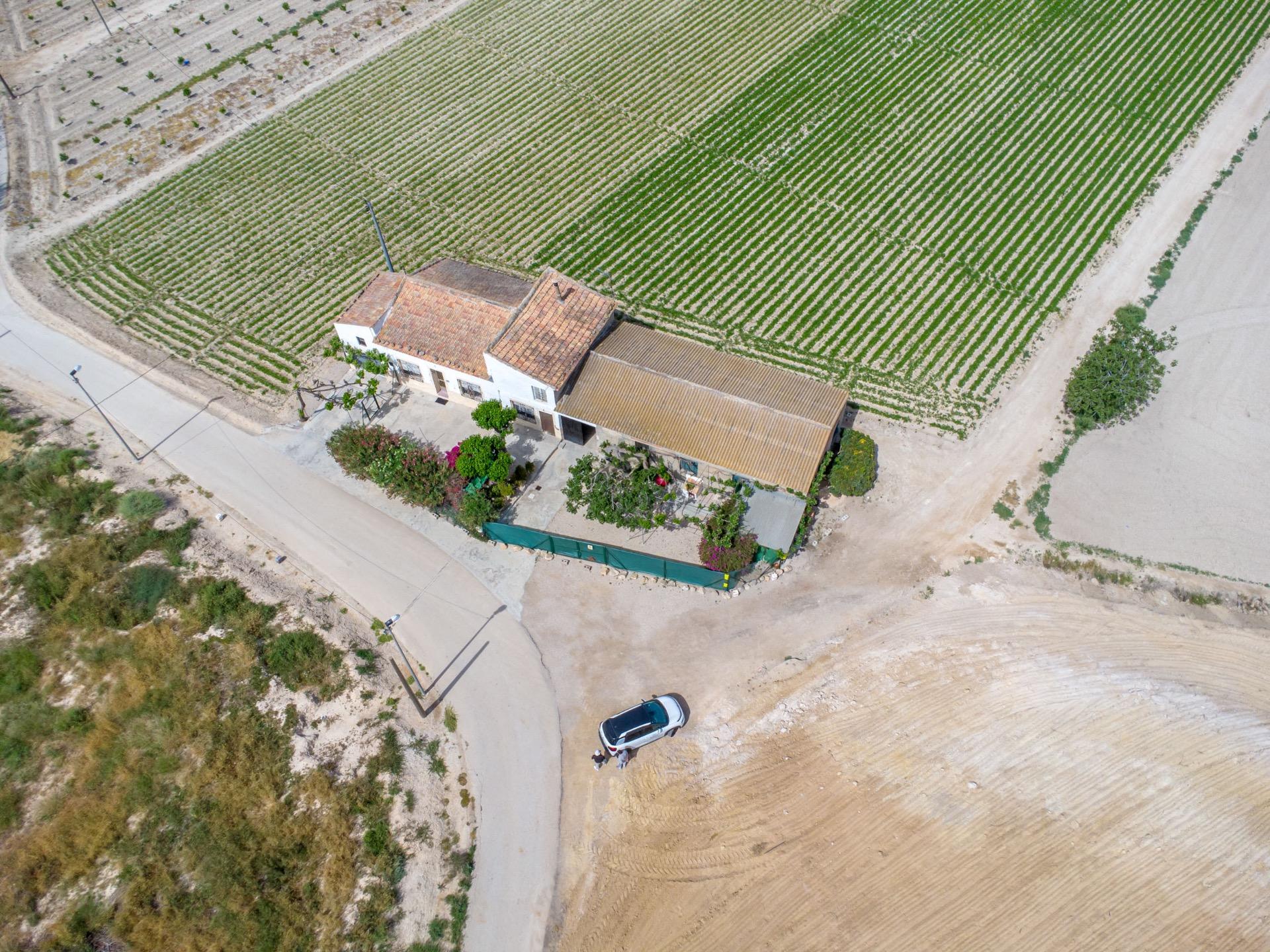 Master bedroom in finca for sale in Orihuela