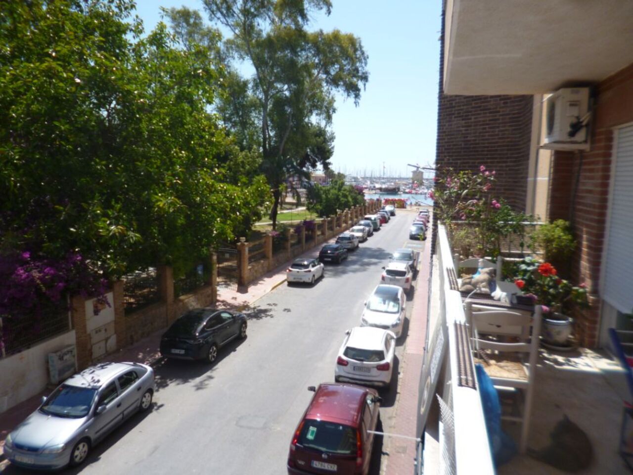 Pool area in apartment for sale in Villamartin