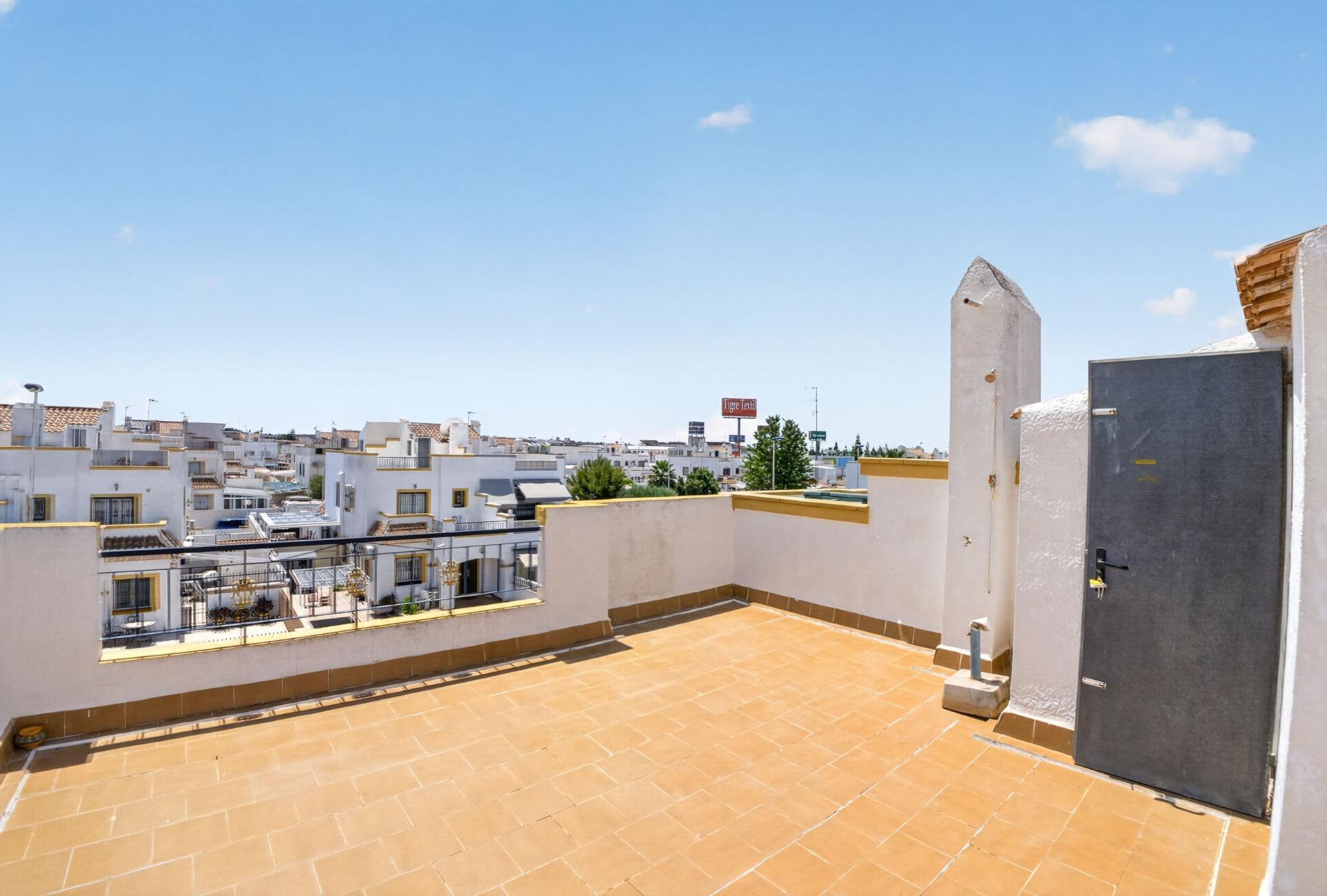 Terrace in duplex for sale in Torrevieja