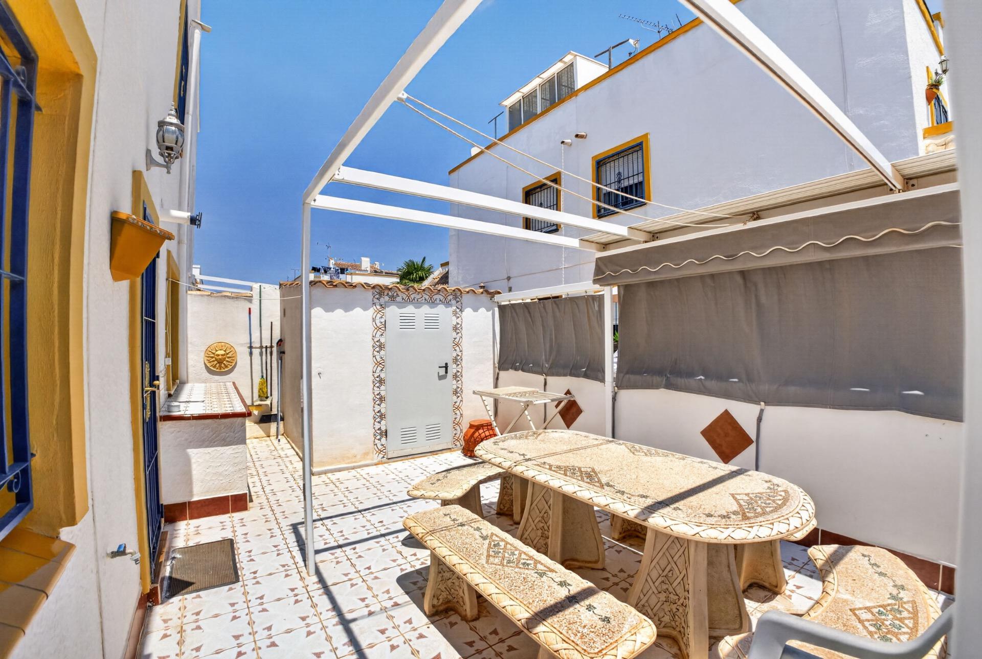 Terrace in duplex for sale in Torrevieja