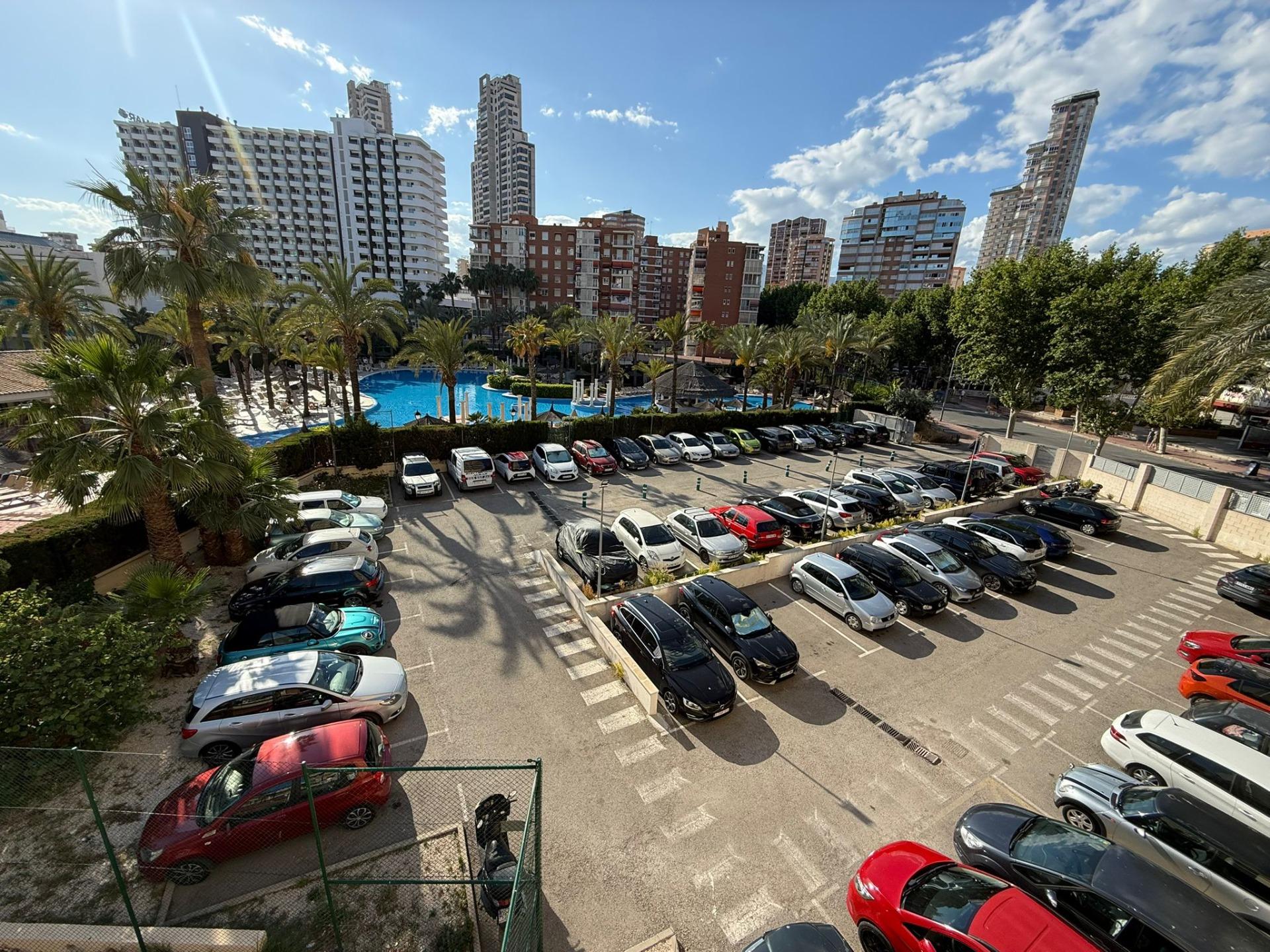 Pool area in apartment for sale in Benidorm