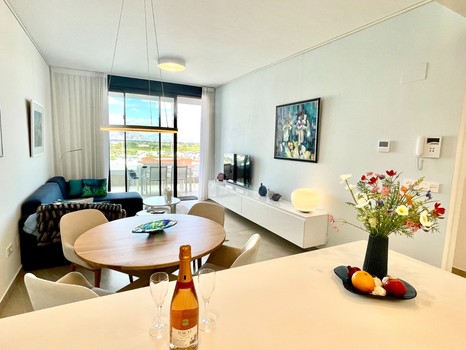 Pool area in apartment for sale in Benijofar