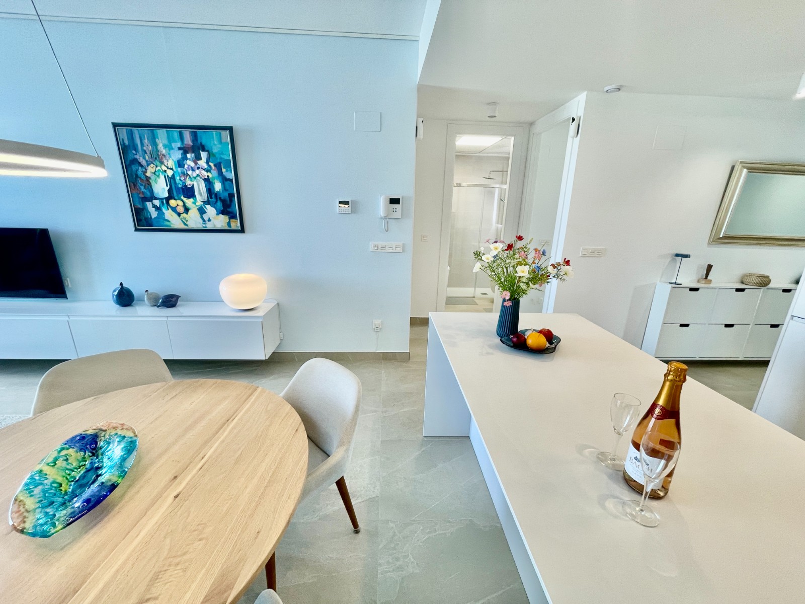 Dining area in apartment for sale in Benijofar