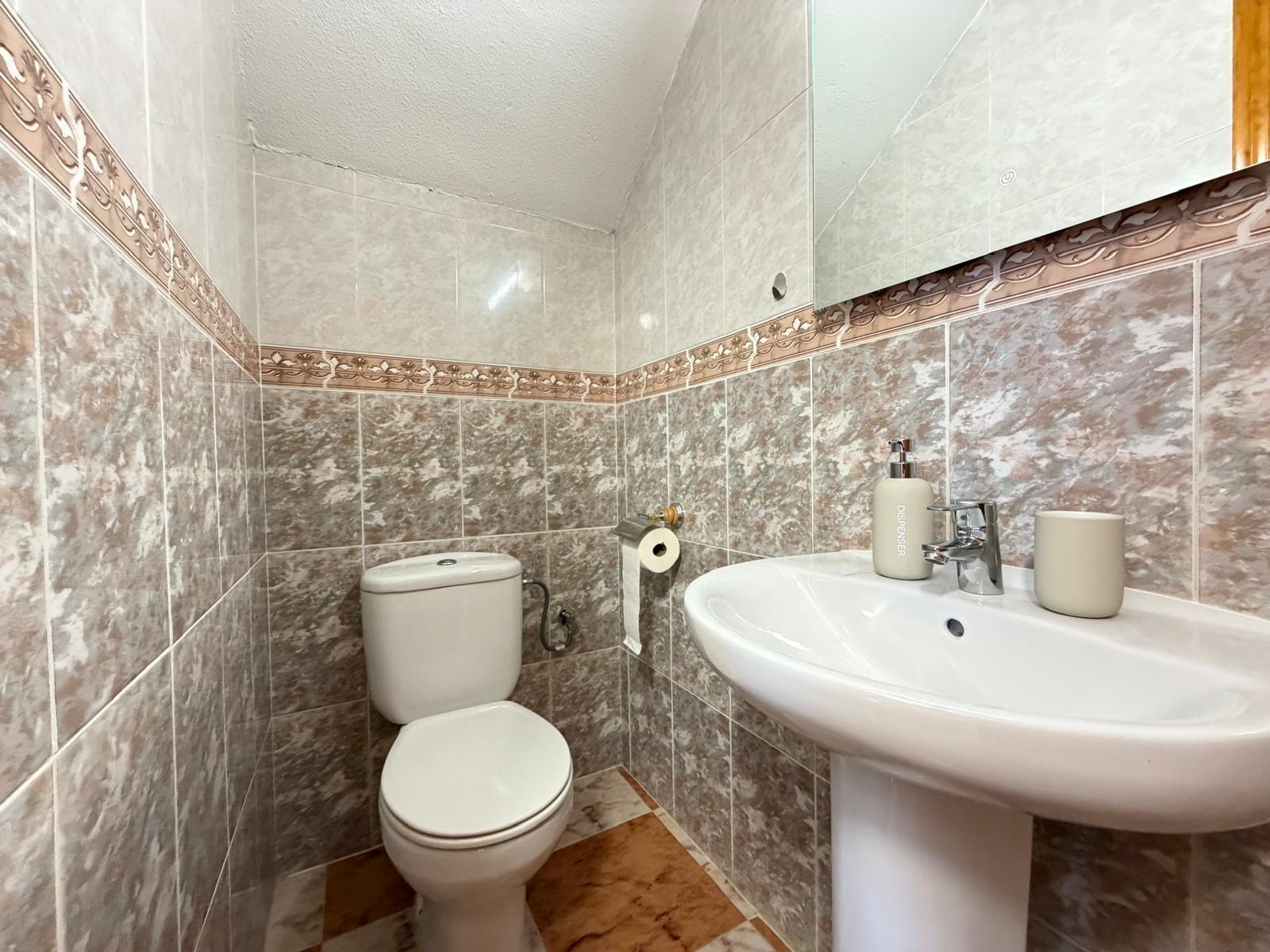 Master bedroom in terraced for sale in Orihuela Costa