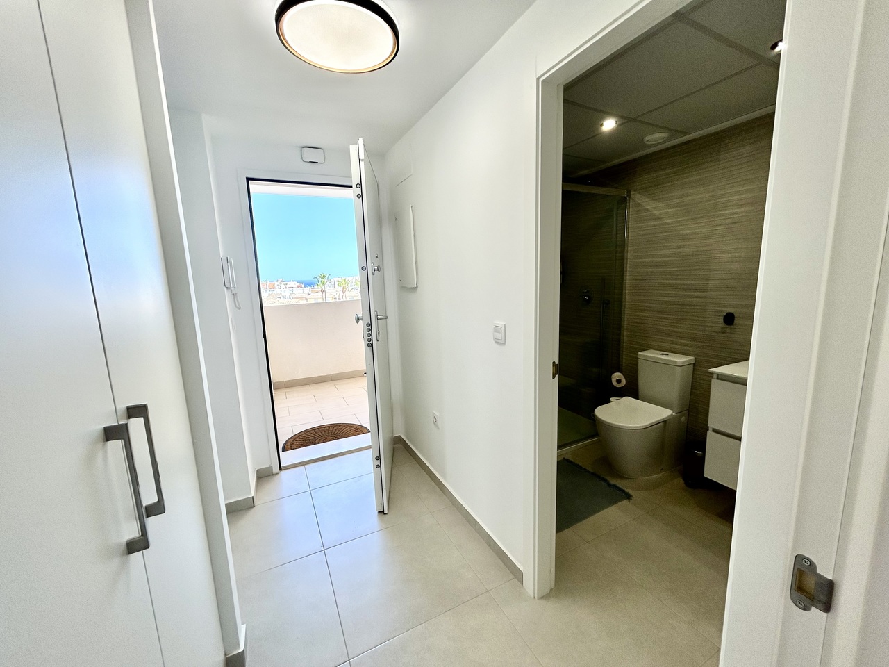 Pool area in apartment for sale in Los Dolses