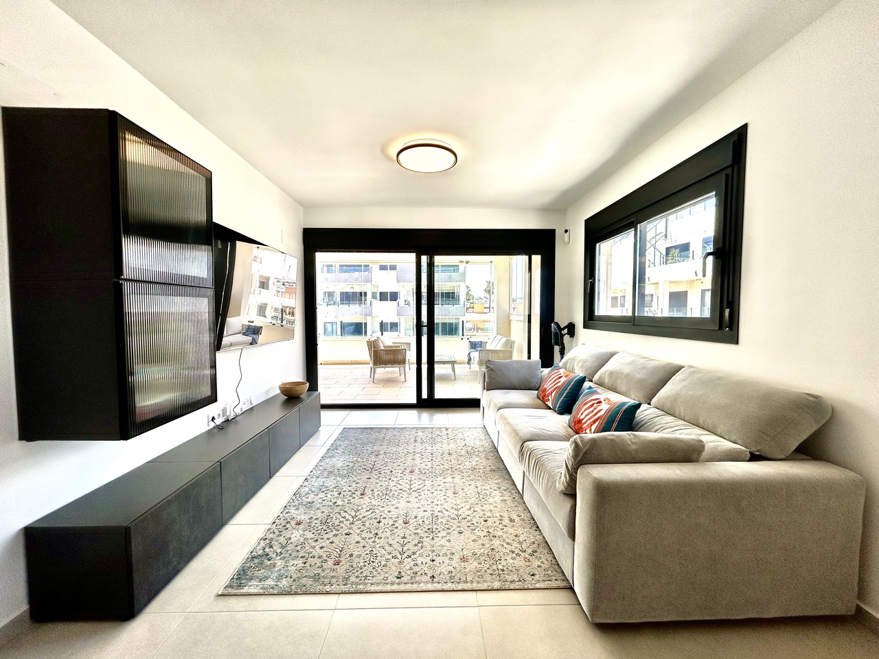 Pool area in apartment for sale in Los Dolses